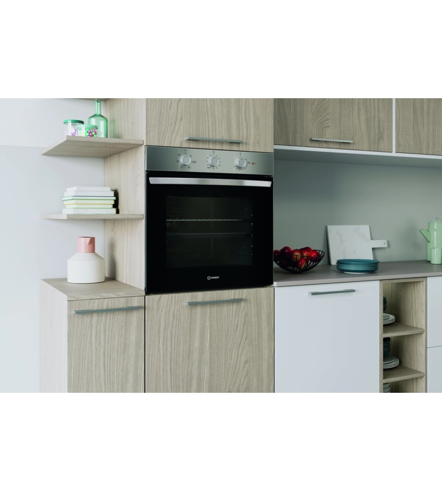 Forno da incasso elettrico Indesit "IO 2350H X" 59,5x55,1x59,5 cm classe energetica A