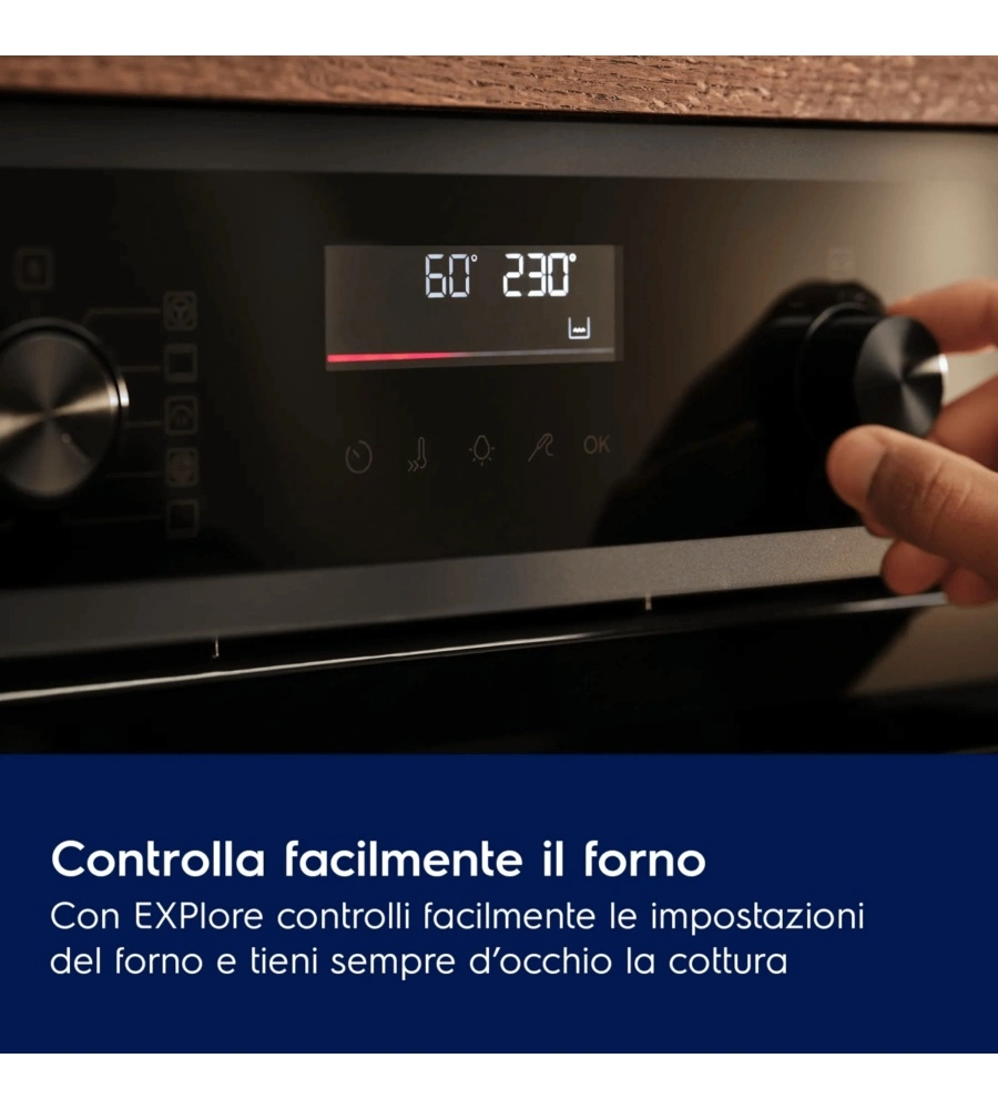 Forno elettrico da incasso Electrolux "EOF4P46TX2" 72 litri  classe energetica A++