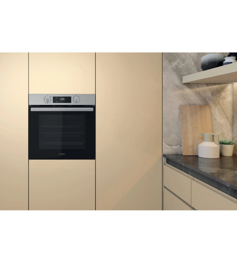 Forno elettrico da incasso Whirpool "OMR58HR0X" 59,5x55,1x59,5 cm classe energetica A+
