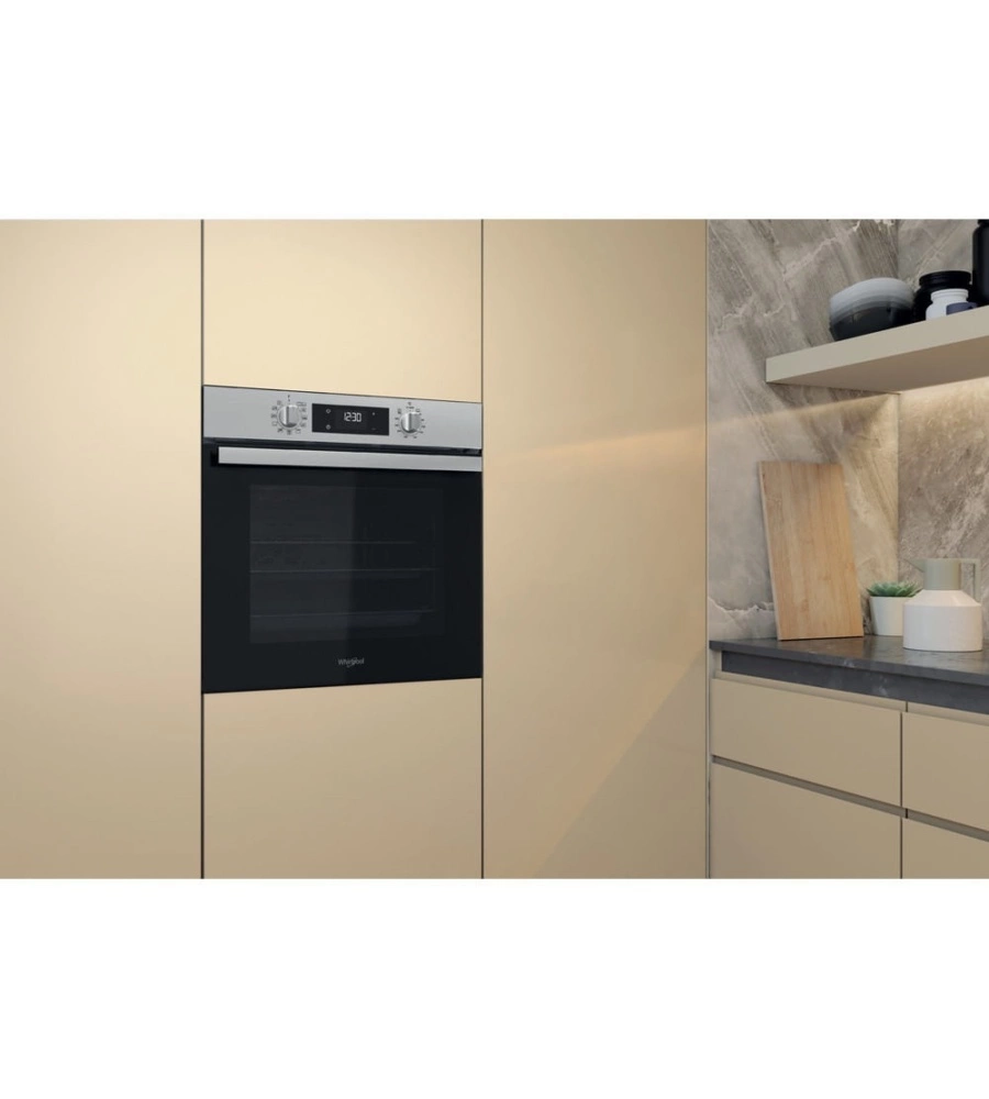 Forno elettrico da incasso Whirpool "OMR58HR0X" 59,5x55,1x59,5 cm classe energetica A+