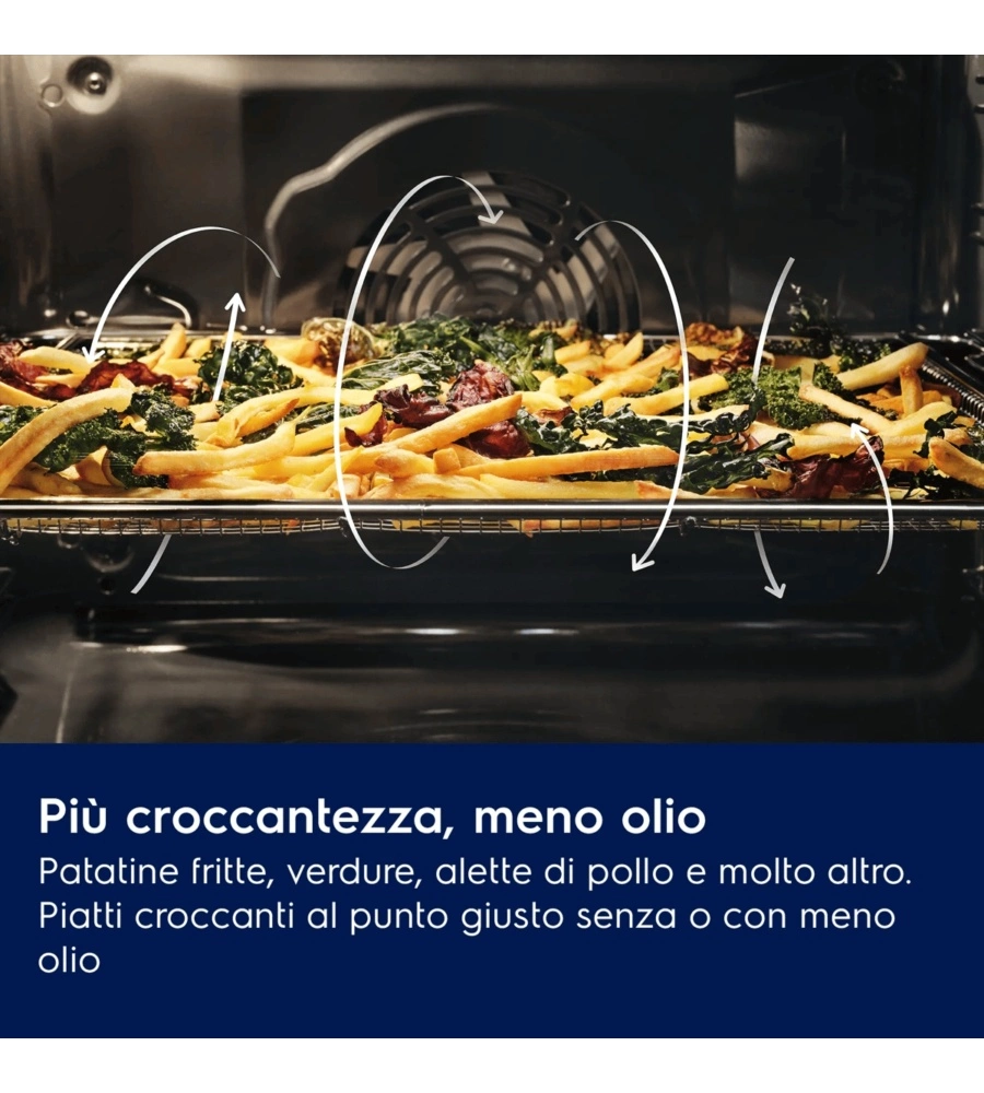 Forno elettrico da incasso Electrolux "EOM4P46TX" 59,4x56,9x58,9 cm classe energetica A+