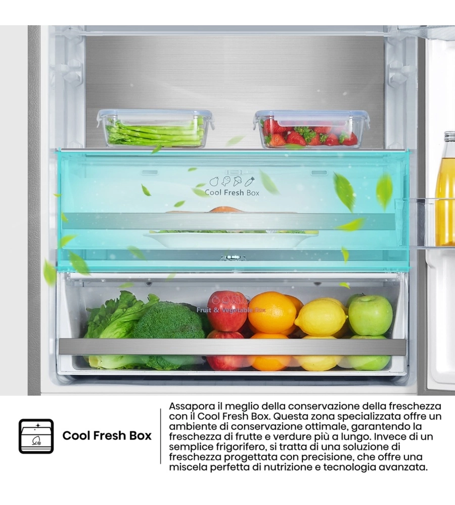 Frigorifero Combinato Hisense "RB64N4BIE" grigio 70x69,4x200 cm classe energetica E