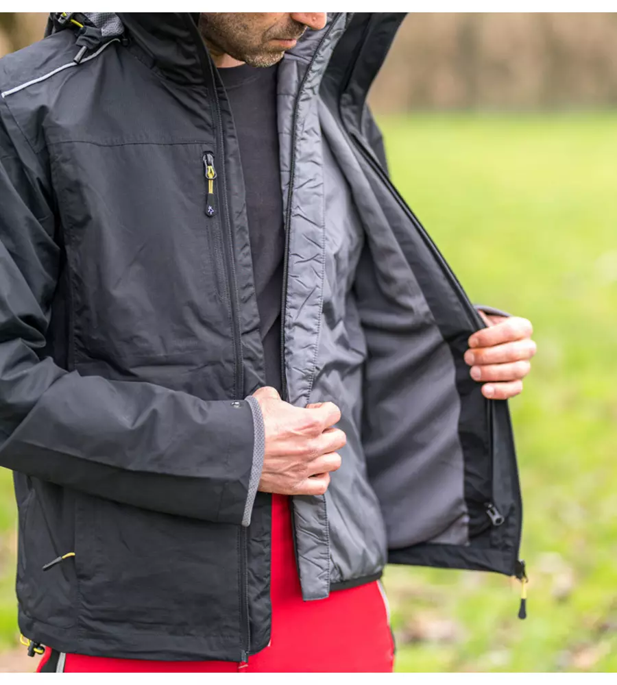 Giacca Kapriol "Dynamic" 2 in 1 nero L