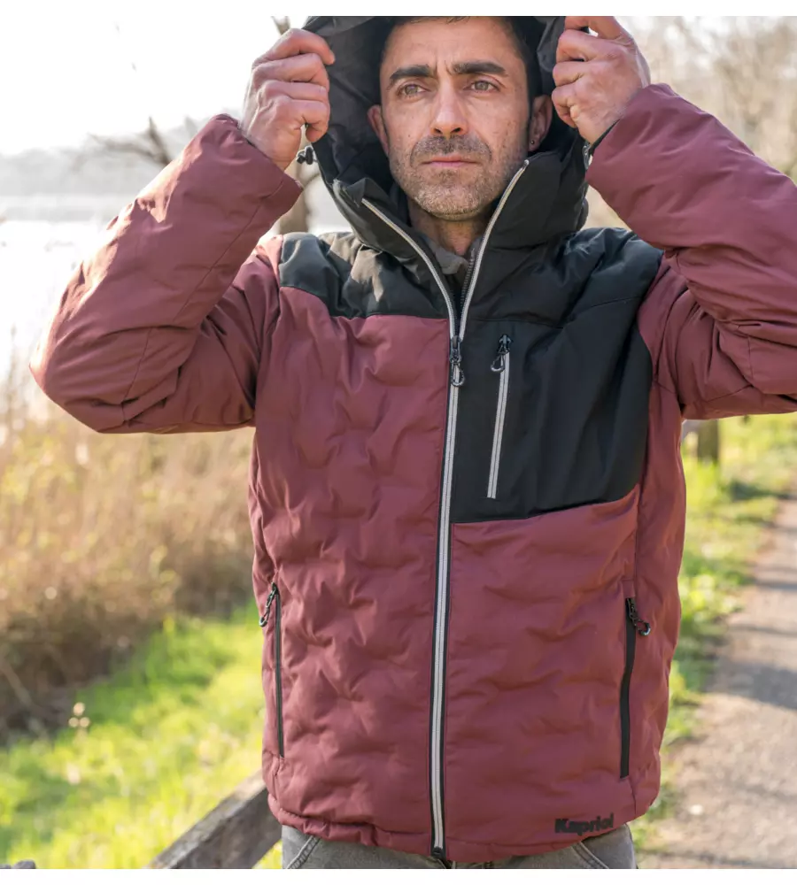 Giacca Kapriol "Thermic" vino taglia XXL