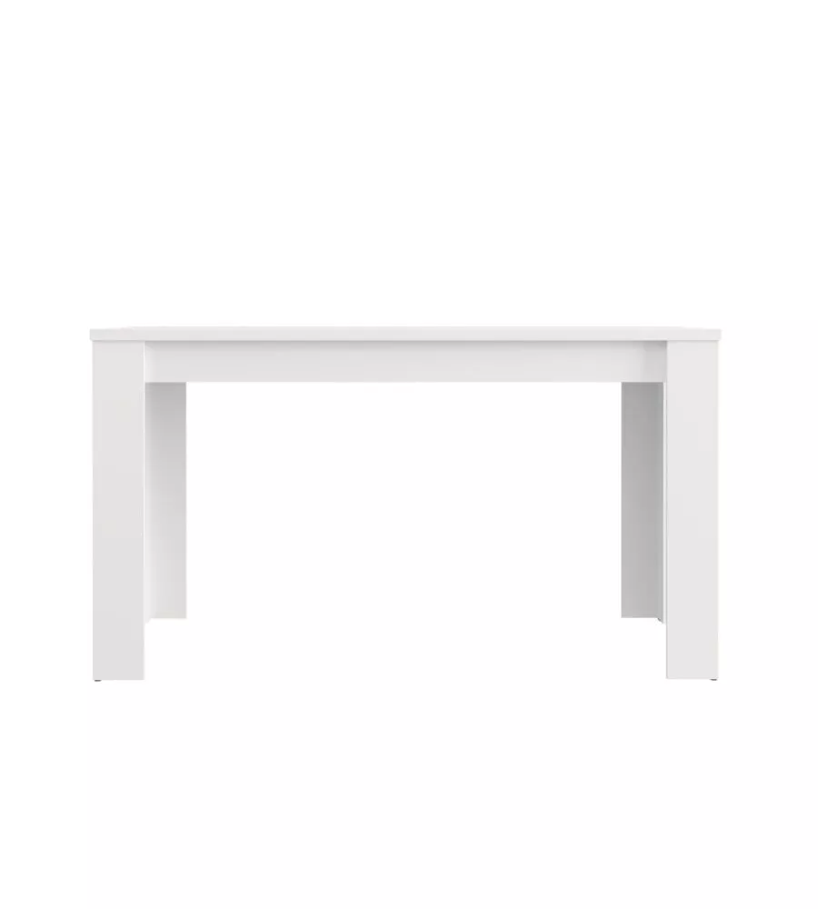 Tavolo "Granada" bianco dogato 135x80 cm