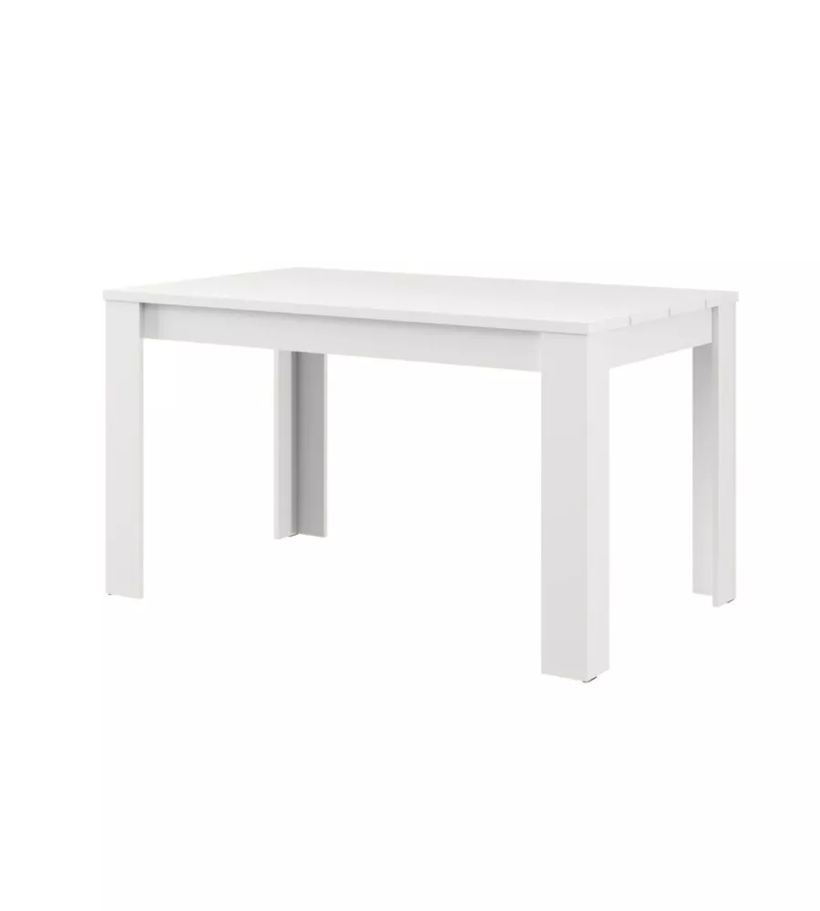 Tavolo "Granada" bianco dogato 135x80 cm
