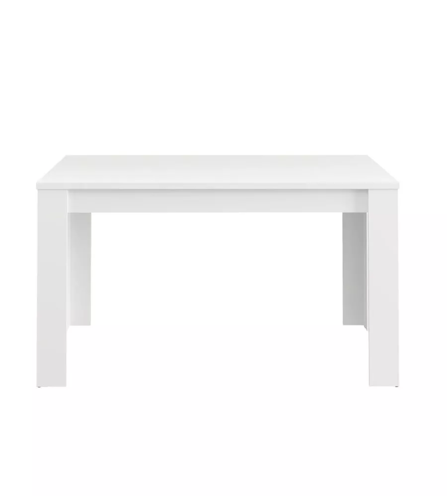 Tavolo "Granada" bianco dogato 135x80 cm
