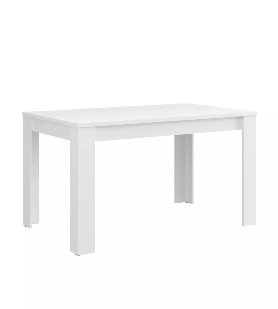 Tavolo "Granada" bianco dogato 135x80 cm