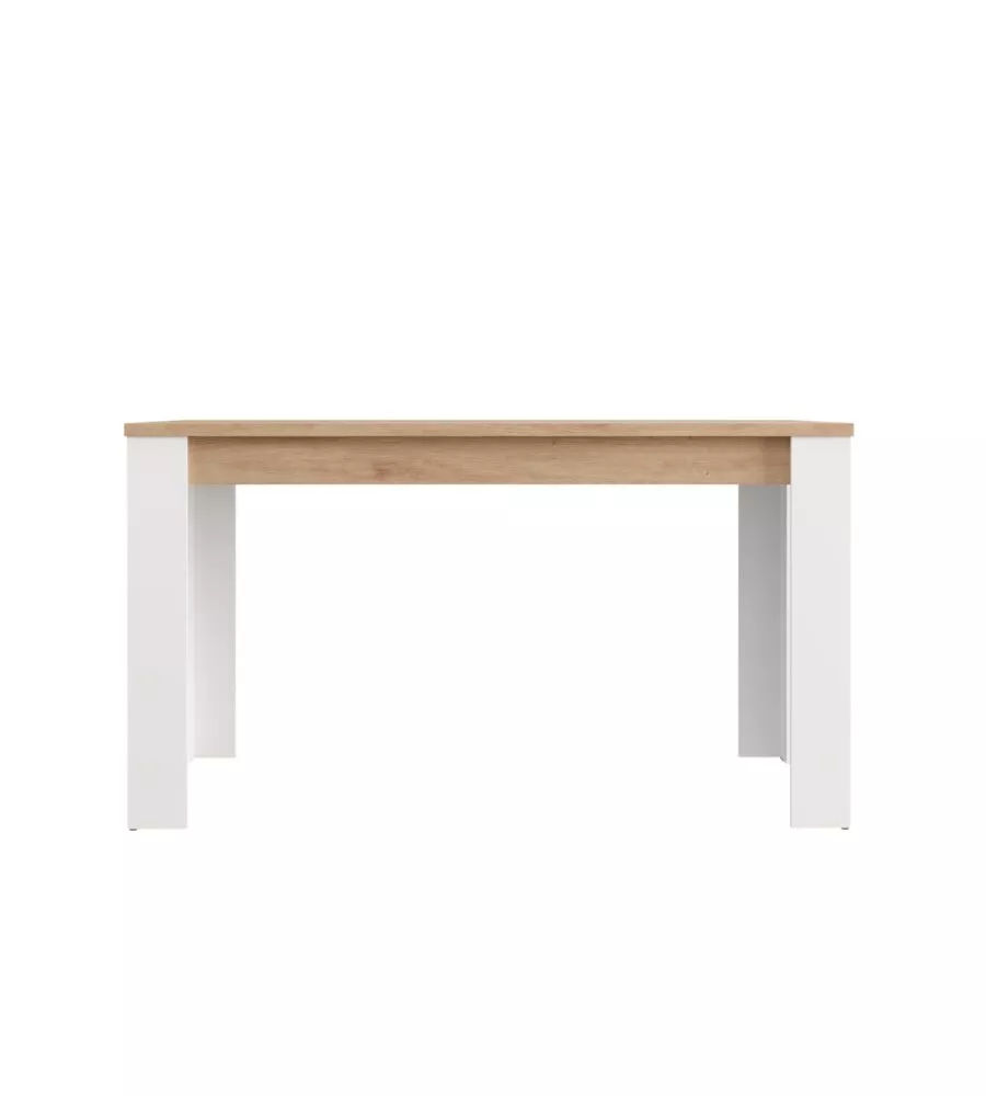 Tavolo "Granada" bianco-rovere dogato 135x80 cm