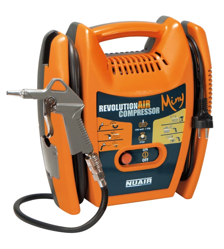 Compressore aria portatile Nuair "Miny" 1,5 hp