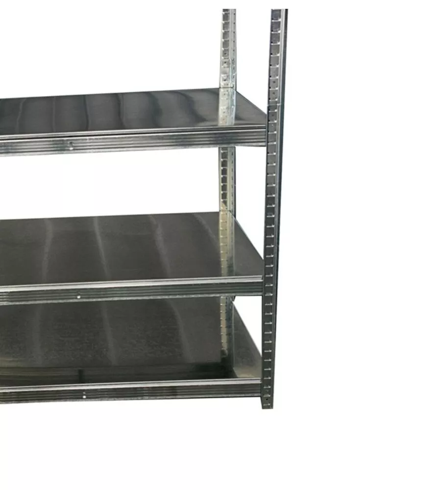 Scaffale in metallo 5 ripiani Easy System 400 kg 100x40x187 cm 2 pezzi