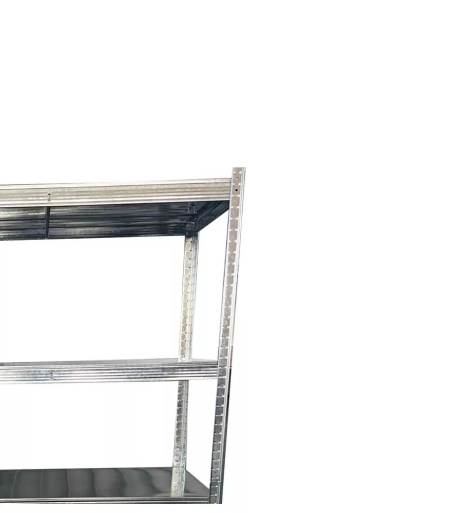 Scaffale in metallo 5 ripiani Easy System 400 kg 100x40x187 cm 2 pezzi