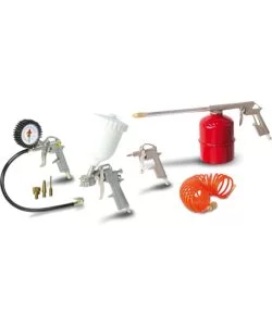 KIT 8 ACCESSORI PER COMPRESSORE ARIA COMPRESSA AD ATTACCO RAPIDO STANLEY