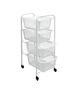 SCAFFALETTO 4 PIANI MIAMI 36X30X83