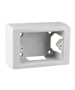 POLY POOL - SCATOLA PORTAPLACCA RETTANGOLARE 92 MM X 63 MM X 42,5 MM IP40 GRIGIA