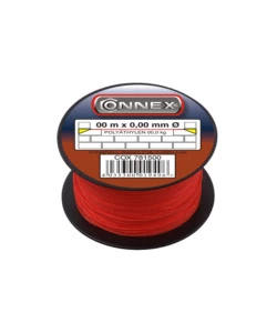 SPAGO PER MURATORE IN POLIETILENE ROSSO Ø 0,1 MM. 50 MT.