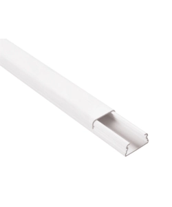 POLY POOL - 2 M CANALE PORTACAVO 20 MM X 10 MM BIANCO