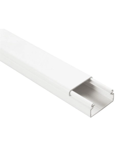 POLY POOL - 2 M CANALE PORTACAVO 30 MM X 15 MM BIANCO