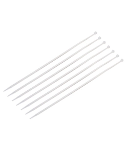 POLY POOL - 20 FASCETTE 3,5 X 200 MM, Ø SERRAGGIO 2 - 50 MM BIANCHE