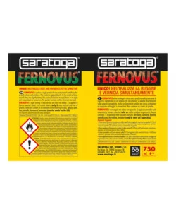 SMALTO GEL ANTIRUGGINE SARATOGA "FERNOVUS" VERDE PRATO 750 ML