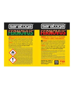 SMALTO GEL ANTIRUGGINE SARATOGA "FERNOVUS" GRAFITE EFFETTO METALLIZZATO 750 ML