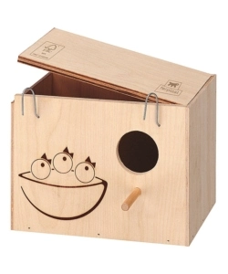 NIDO PER UCCELLI IN LEGNO FERPLAST "MEDIUM" 19,5X14X14 CM
