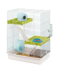 GABBIA A TRE PIANI PER CRICETI HAMSTER TRIS - FERPLAST