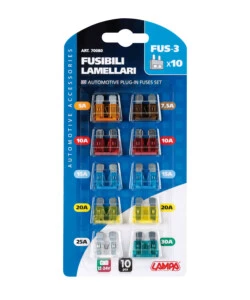 CARTELLINA FUSIBILI LAMELLARI 10 PEZZI  70080