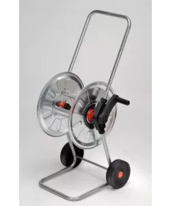 CARRELLO AVVOLGITUBO MANUALE IN ACCIAIO 50 MT