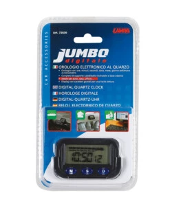 OROLOGIO DIGITALE QUARZO CON SUPPORTO PER AUTO "JUMBO"