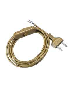 POLY POOL - 1,5 M CAVO ALIMENTAZIONE ABAT-JOUR SPINA 2,5 A ORO