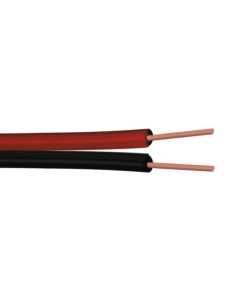 POLY POOL - 10 M CAVO POLARIZZATO 2 X 0,75 MM² ROSSO / NERO
