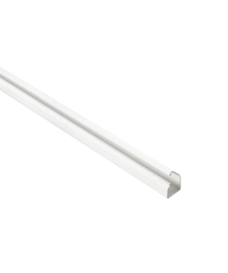 POLY POOL - 2 M CANALE PORTACAVO ADESIVO 12 MM X 12 MM BIANCO
