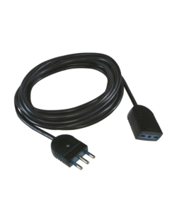 POLY POOL - 5 M PROLUNGA CON SPINA 16 A E PRESA BIVALENTE BIANCA