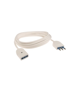 POLY POOL - 5 M PROLUNGA CON SPINA 16 A E PRESA BIVALENTE BIANCA