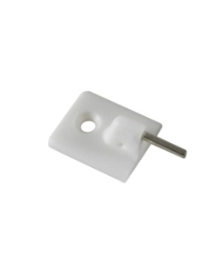 GANCI ADESIVI PER BACCHETTE TENDA - BIANCO - 4 PZ.