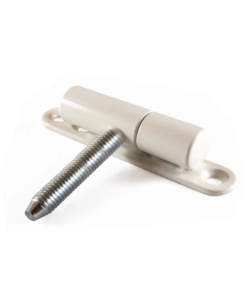 CERNIERE "ANUBA" PLASTIFICATE - Ø 15 MM. - BIANCO - 2 PZ.