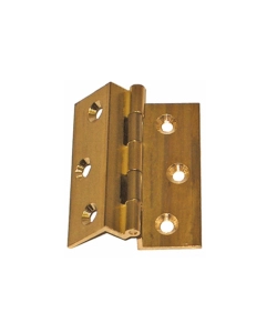 CERNIERE FRESATE COLLO ALTO - 40 X 35 MM. - OTTONE - 2 PZ.