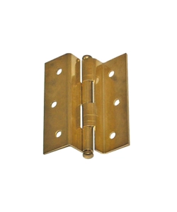 CERNIERE COLLO ALTO - 40 X 35 MM. DX - OTTONATO - 2 PZ.