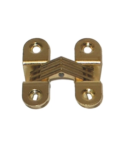 CERNIERE INVISIBILI - 25 X 80 MM. - ACCIAIO NICHELATO - 2 PZ.