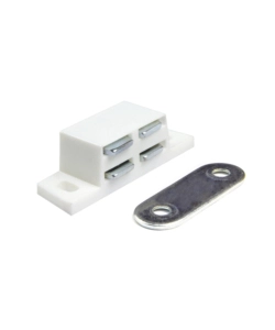 CHIUSURE MAGNETICHE DA APPLICARE - FORZA 5 KG. - BIANCO - 2 PZ.