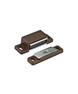 CHIUSURE MAGNETICHE PIASTRA OSCILLANTE - FORZA 4 KG. - MARRONE - 2 PZ.