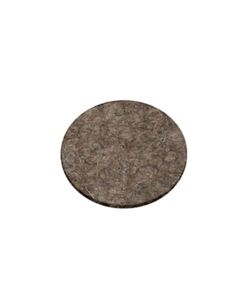 FELTRINI ADESIVI TONDI IN LANA - Ø 28 MM. - BIANCO - 4 PZ.