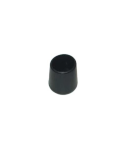 CALZARI ESTERNI PER TUBI TONDI - Ø 18 MM. - NERO - 4 PZ.