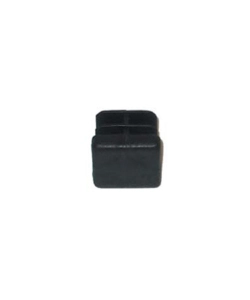 CALZARI INTERNI PER TUBI QUADRI - 30X30 MM. - NERO - 4 PZ.