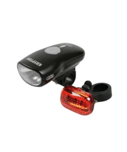 KIT FARI PER BICICLETTA A LED LAMPA ANTERIORE E POSTERIORE - 93575
