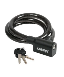 CAVO ANTIFURTOPER BICICLETTA LAMPA "CA-3 " 10 MM 80 CM - 93723