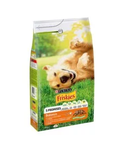 CROCCHETTE PER CANI PURINA FRISKIES "BALANCE" ADULTI DI TUTTE LE TAGLIE CON POLLO, MANZO E VERDURE 4 KG