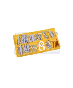 ASSORTIMENTO OCCHIOLI - CANCANI - TASSELLI - 78 PZ.