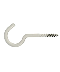 OCCHIOLI APERTI PER LEGNO PLASTIFICATI 5,2X80 MM. - 4 PZ.